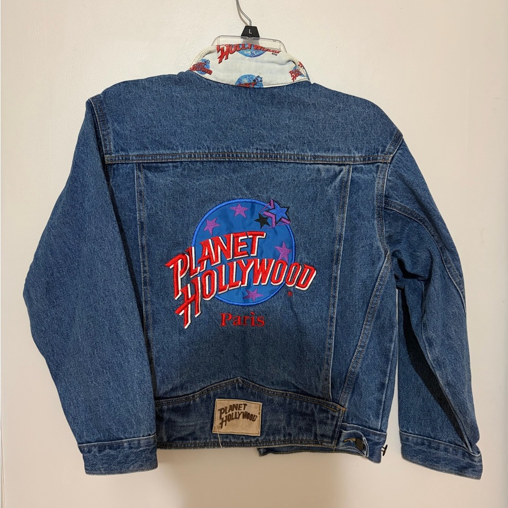 Vintage Kids Planet Hollywood Denim Jacket